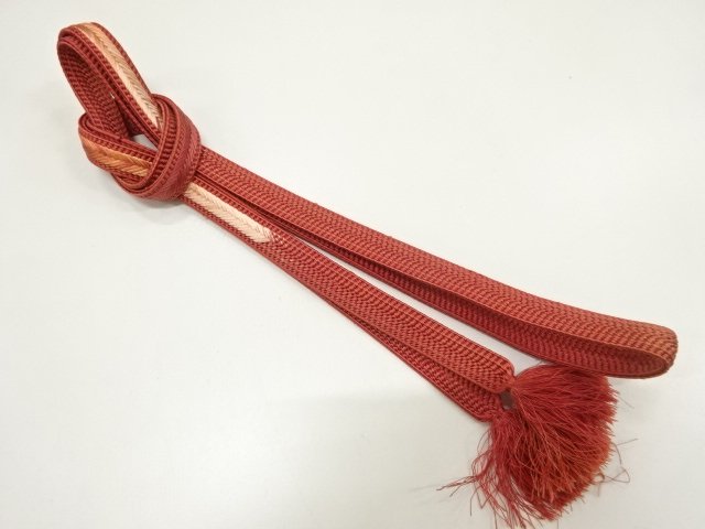 JAPANESE KIMONO / HAND-TIED OBIJIME CORD